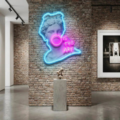 Is This Art Led Neon Acrylic Artwork Led Neon Sign Light