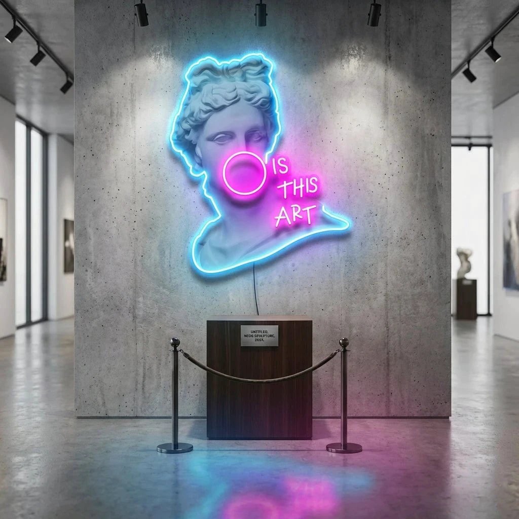 Is This Art Led Neon Acrylic Artwork Led Neon Sign Light