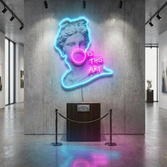 Is This Art Led Neon Acrylic Artwork Led Neon Sign Light
