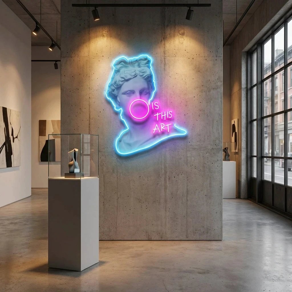 Is This Art Led Neon Acrylic Artwork Led Neon Sign Light