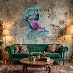 Is This Art Led Neon Acrylic Artwork Led Neon Sign Light