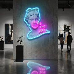 Is This Art Led Neon Acrylic Artwork Led Neon Sign Light