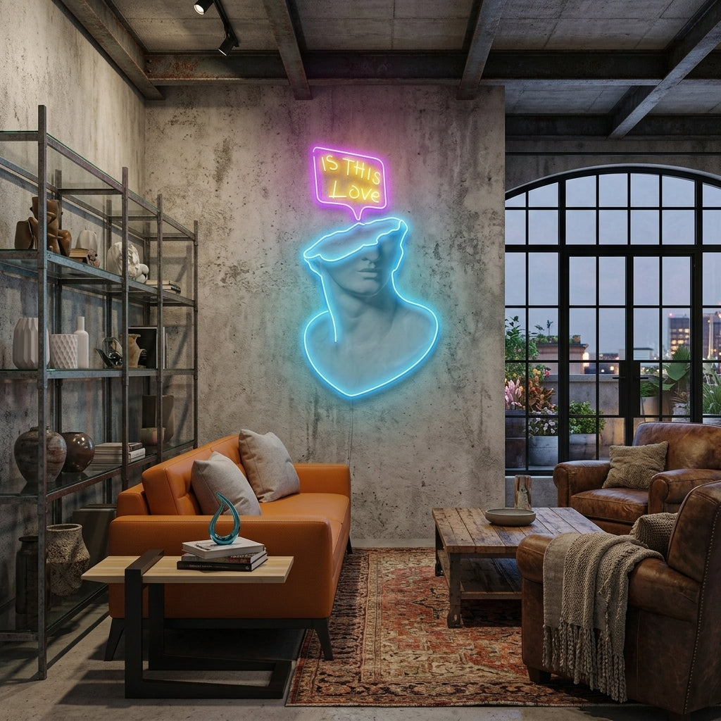 Is This Love Led Neon Acrylic Artwork Led Neon Sign Light