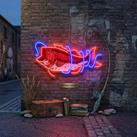 It Is Covered With Fishing Line LED Neon Sign Light Pop Art