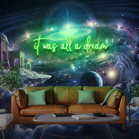 It Was All A Dream 1 Led Neon Sign Light