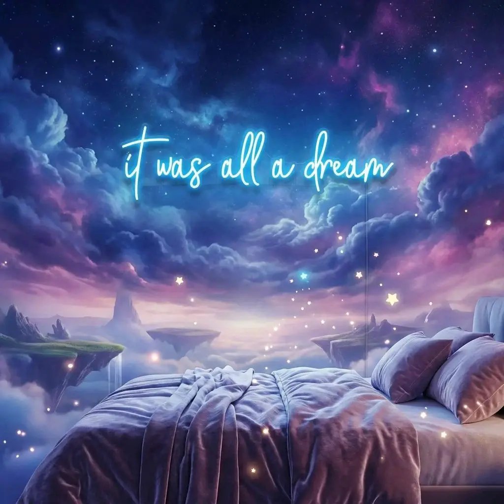 It Was All A Dream 1 Led Neon Sign Light