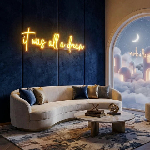 It Was All A Dream 1 Led Neon Sign Light