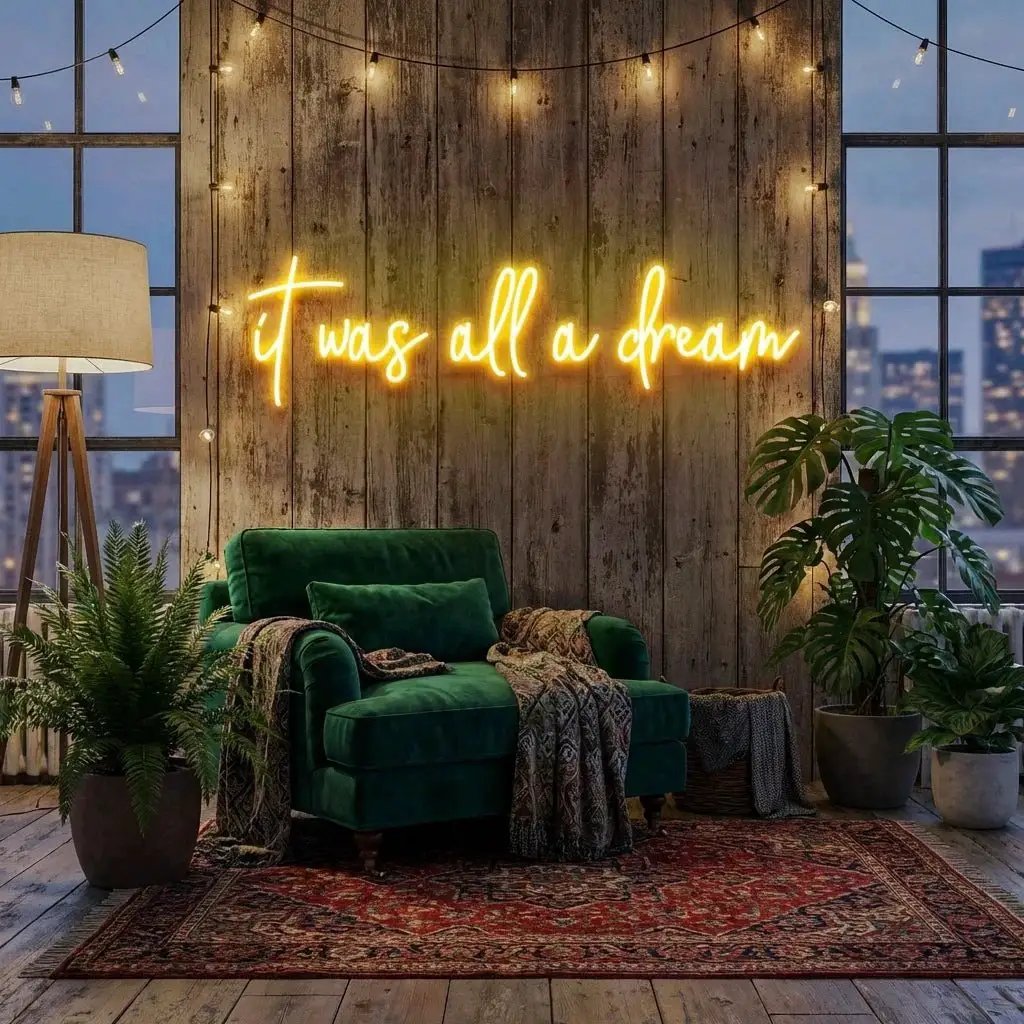 It Was All A Dream 1 Led Neon Sign Light