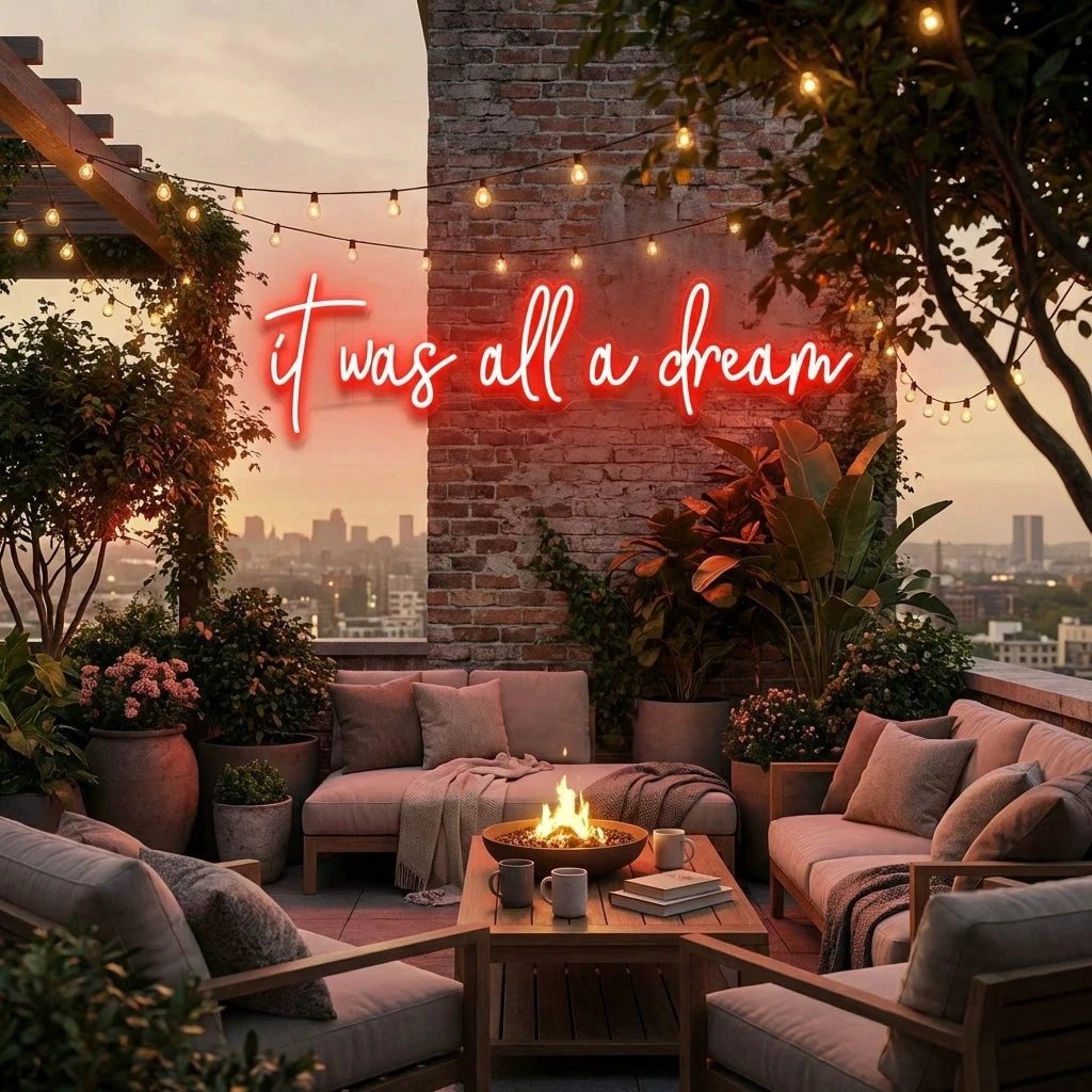It Was All A Dream 1 Led Neon Sign Light