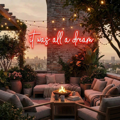 It Was All A Dream 1 Led Neon Sign Light