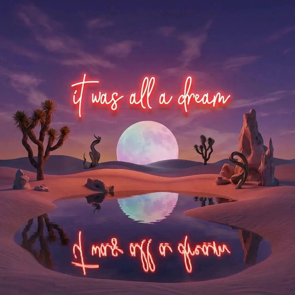 It Was All A Dream 1 Led Neon Sign Light