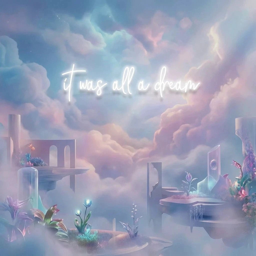 It Was All A Dream 1 Led Neon Sign Light