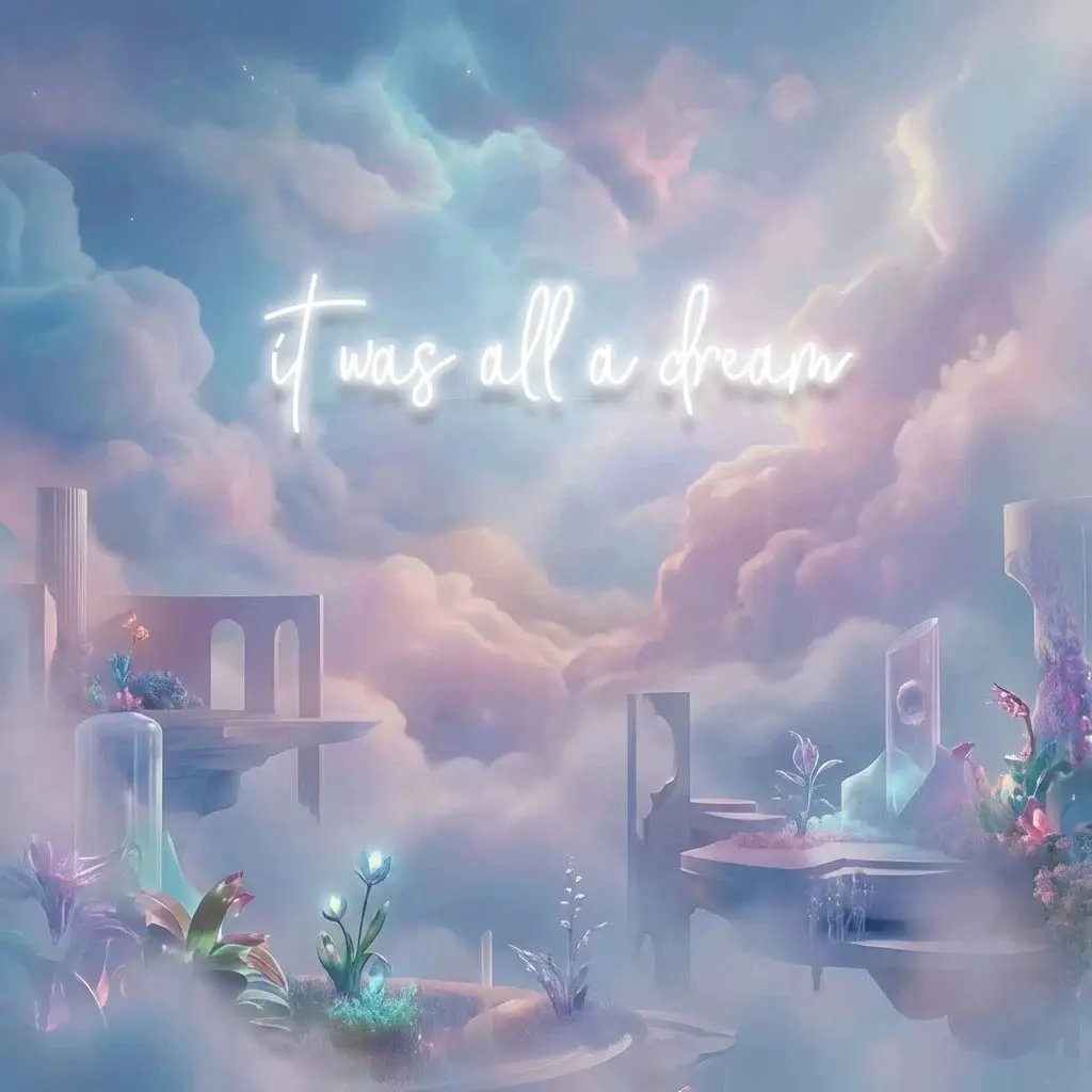 It Was All A Dream 1 Led Neon Sign Light