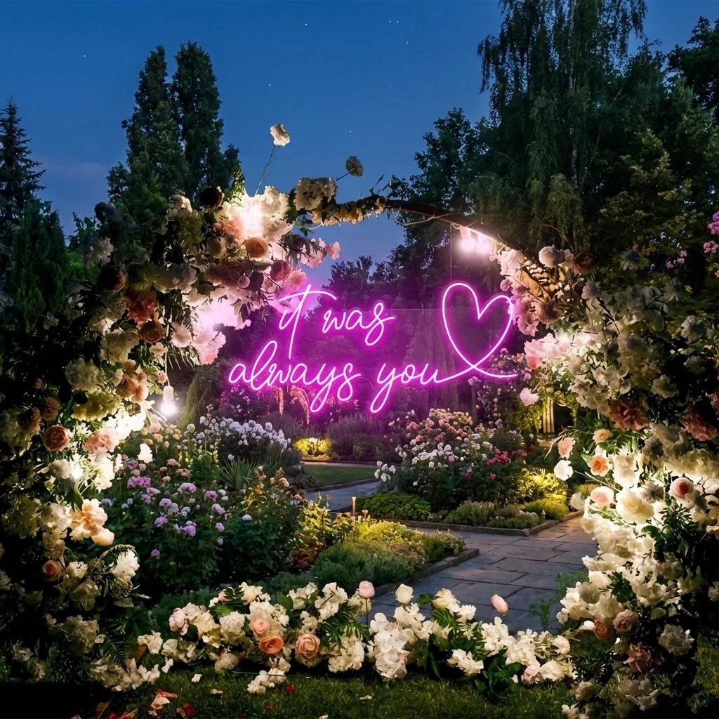 It Was Always You 2 Led Neon Sign Light