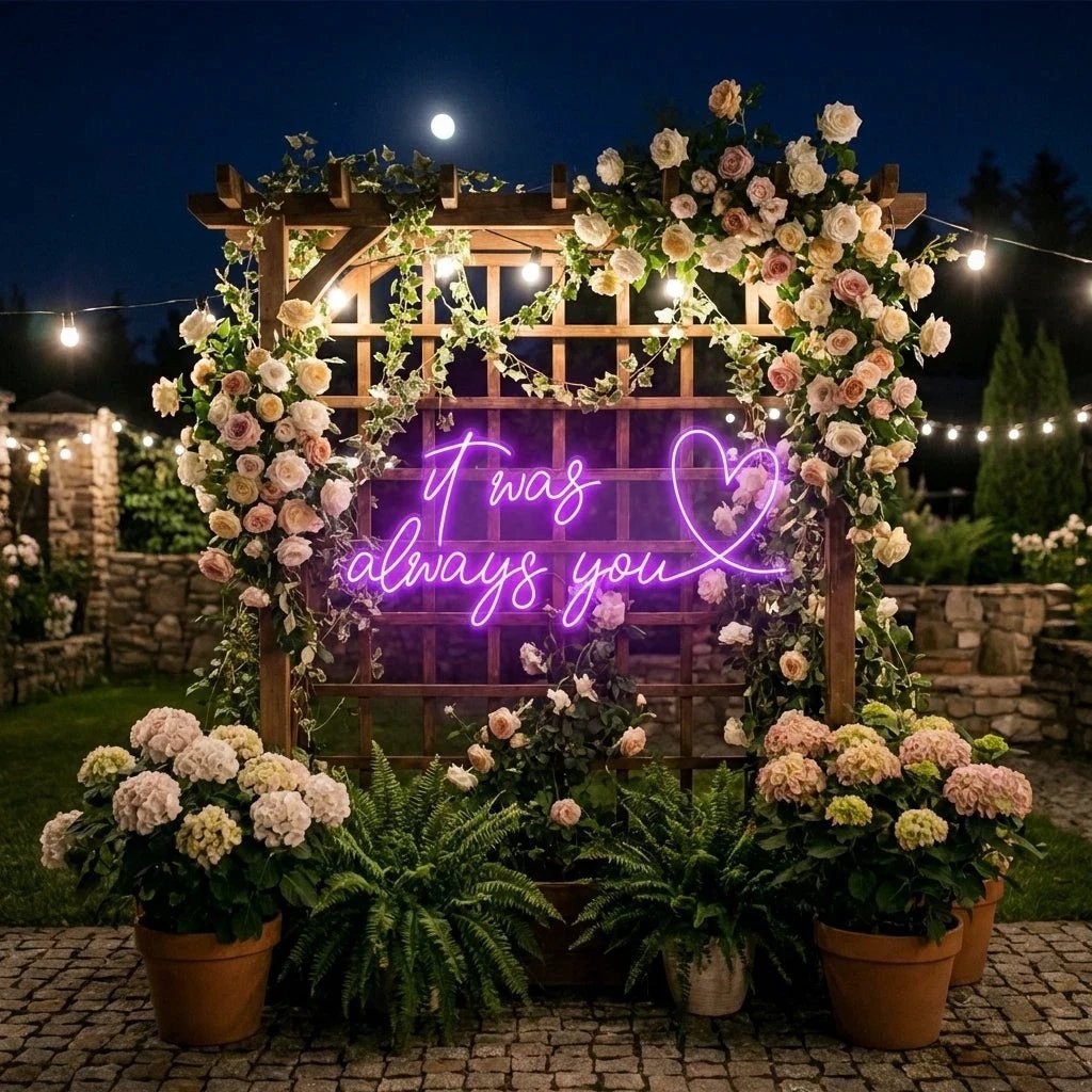 It Was Always You 2 Led Neon Sign Light