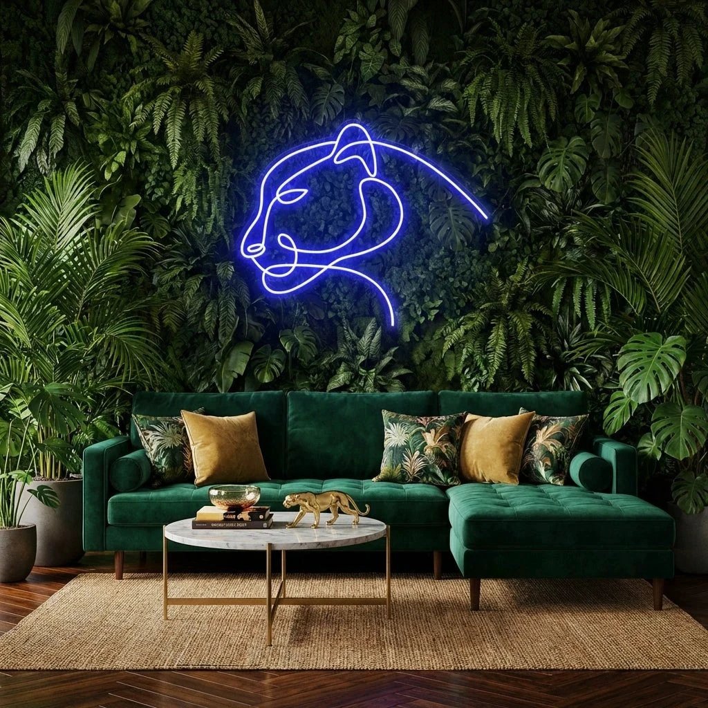 Jaguar Cat Led Neon Sign Light