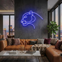 Jaguar Cat Led Neon Sign Light