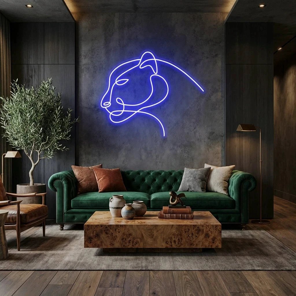 Jaguar Cat Led Neon Sign Light