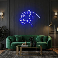 Jaguar Cat Led Neon Sign Light