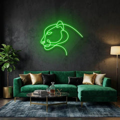 Jaguar Cat Led Neon Sign Light