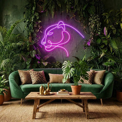 Jaguar Cat Led Neon Sign Light