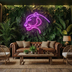 Jaguar Cat Led Neon Sign Light