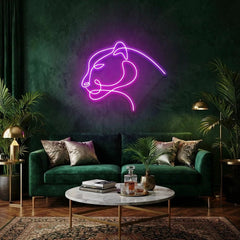 Jaguar Cat Led Neon Sign Light