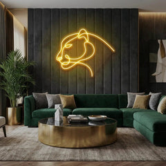 Jaguar Cat Led Neon Sign Light