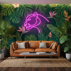 Jaguar Cat Led Neon Sign Light