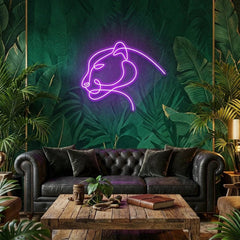 Jaguar Cat Led Neon Sign Light