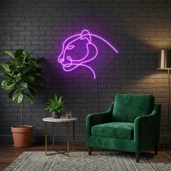 Jaguar Cat Led Neon Sign Light