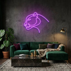 Jaguar Cat Led Neon Sign Light