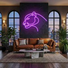 Jaguar Cat Led Neon Sign Light
