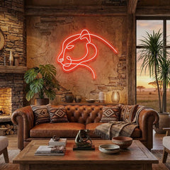 Jaguar Cat Led Neon Sign Light