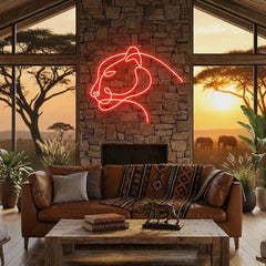 Jaguar Cat Led Neon Sign Light