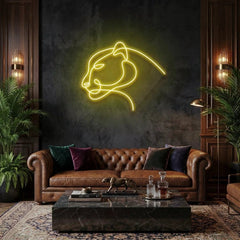 Jaguar Cat Led Neon Sign Light