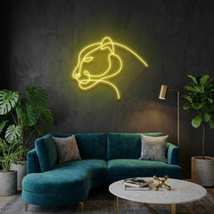 Jaguar Cat Led Neon Sign Light