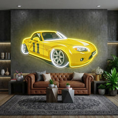 Japanese Old Drift Car LED Neon Sign Light Pop Art