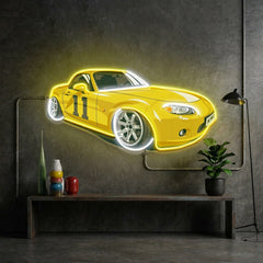 Japanese Old Drift Car LED Neon Sign Light Pop Art