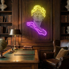 Julius Caesar Neon Artwork Led Neon Sign Light