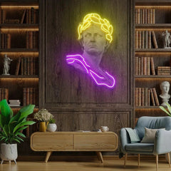 Julius Caesar Neon Artwork Led Neon Sign Light