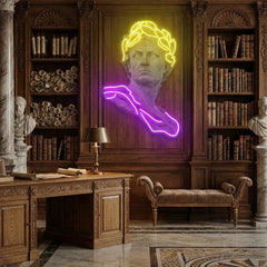 Julius Caesar Neon Artwork Led Neon Sign Light