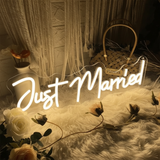 Just Married Wedding Neon Signs Design Neon Sign
