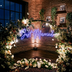 Just Married Led Neon Sign Light