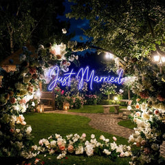 Just Married Led Neon Sign Light