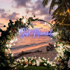Just Married Led Neon Sign Light