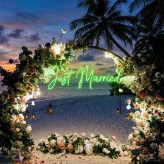 Just Married Led Neon Sign Light
