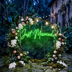 Just Married Led Neon Sign Light
