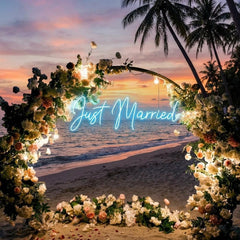 Just Married Led Neon Sign Light
