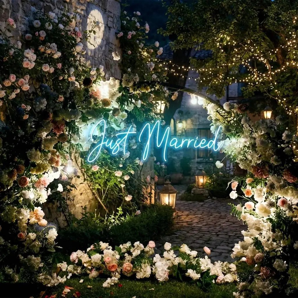 Just Married Led Neon Sign Light – view 4